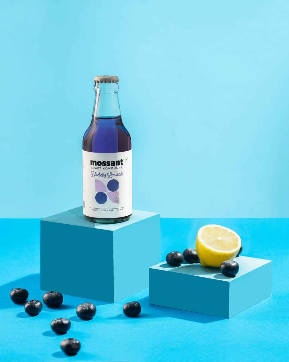 Mossant Blueberry Lemonade Kombucha