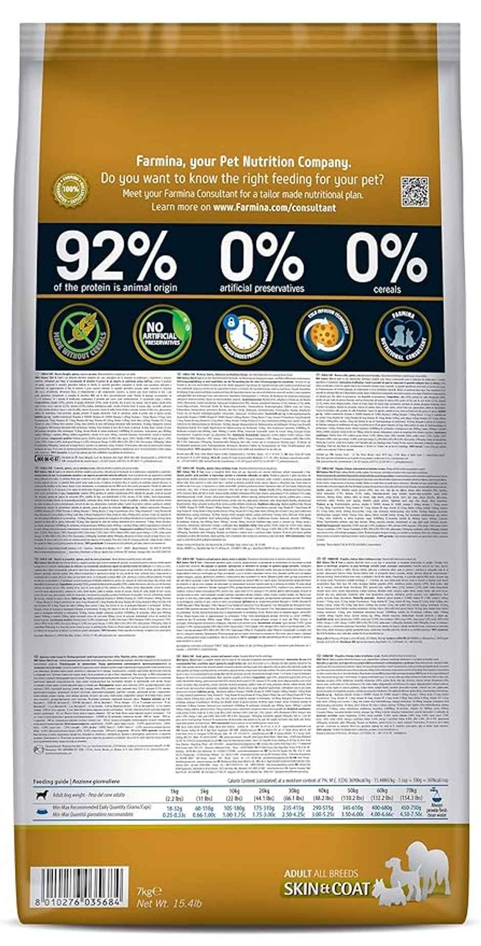 Farmina N&D Quinoa Grain Free Skin Coat Quail Adult Dog Food