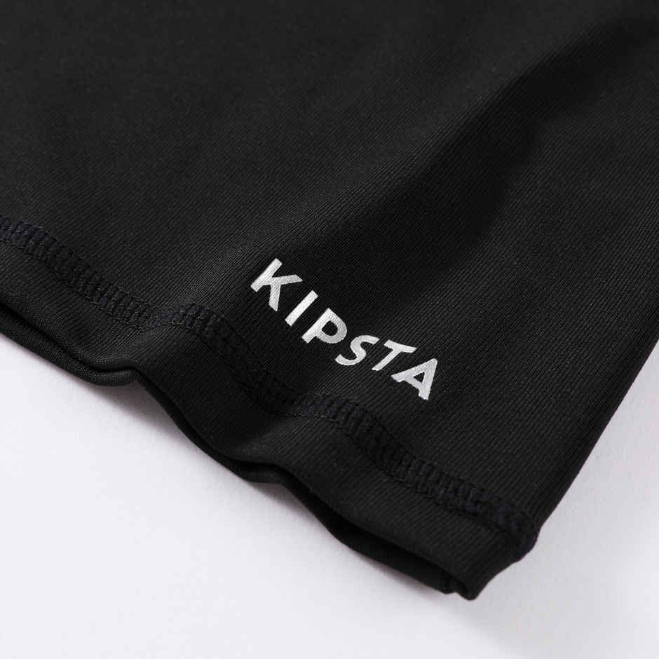 Decathlon | Kipsta Kids Football Long-Sleeve Compression Base Layer T-shirt | Black - 14-15 Years