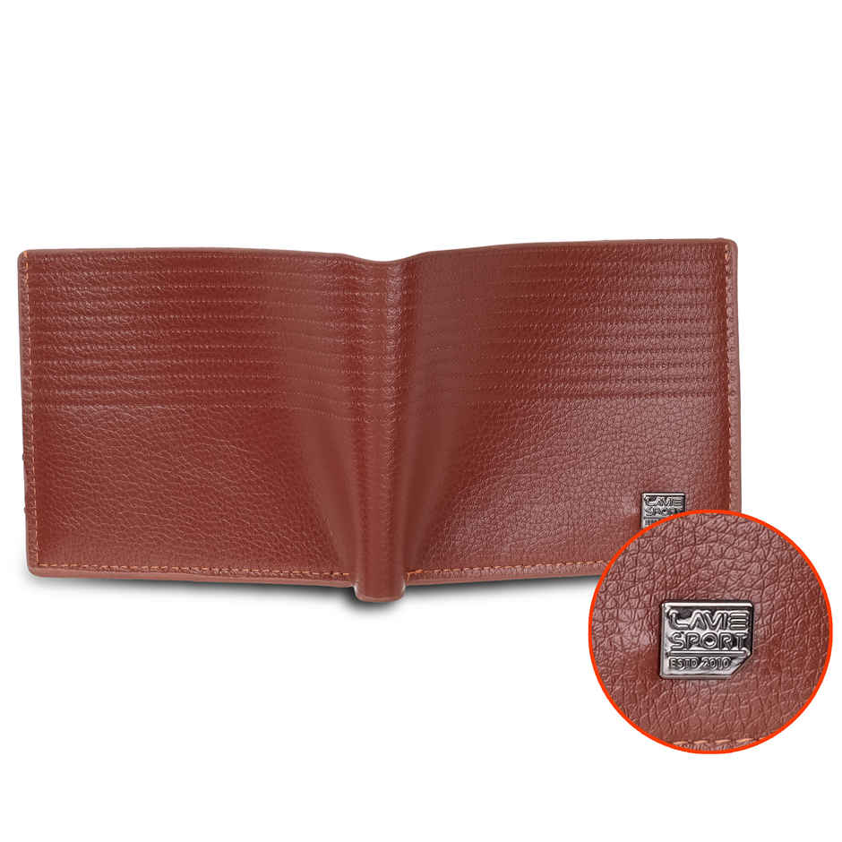 Lavie Sport Men's Henry Z Brown Wallet | 4 Card Slot
