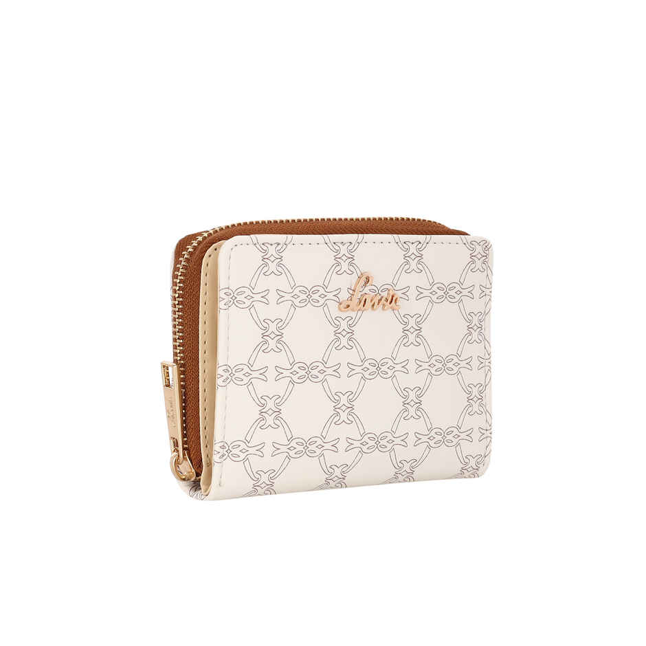 Lavie Women's Mono flap small Wallet | White