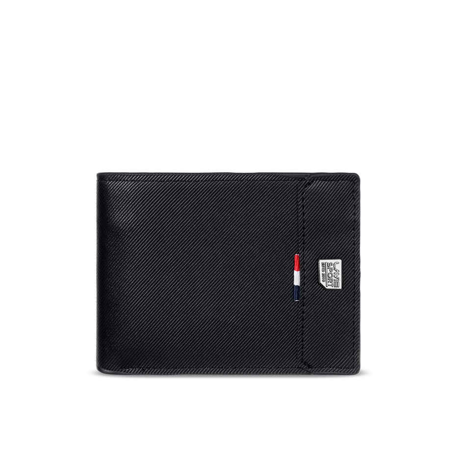 Lavie Sport Francis Men's Wallet | 5 Card Slots | Biofold Wallet | Synthetic Leather | Purse -Black