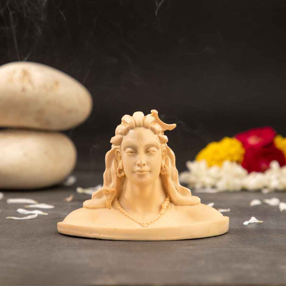 Adiyogi Shiv Idol | Religious Statue | Resin Finish | ServDharm