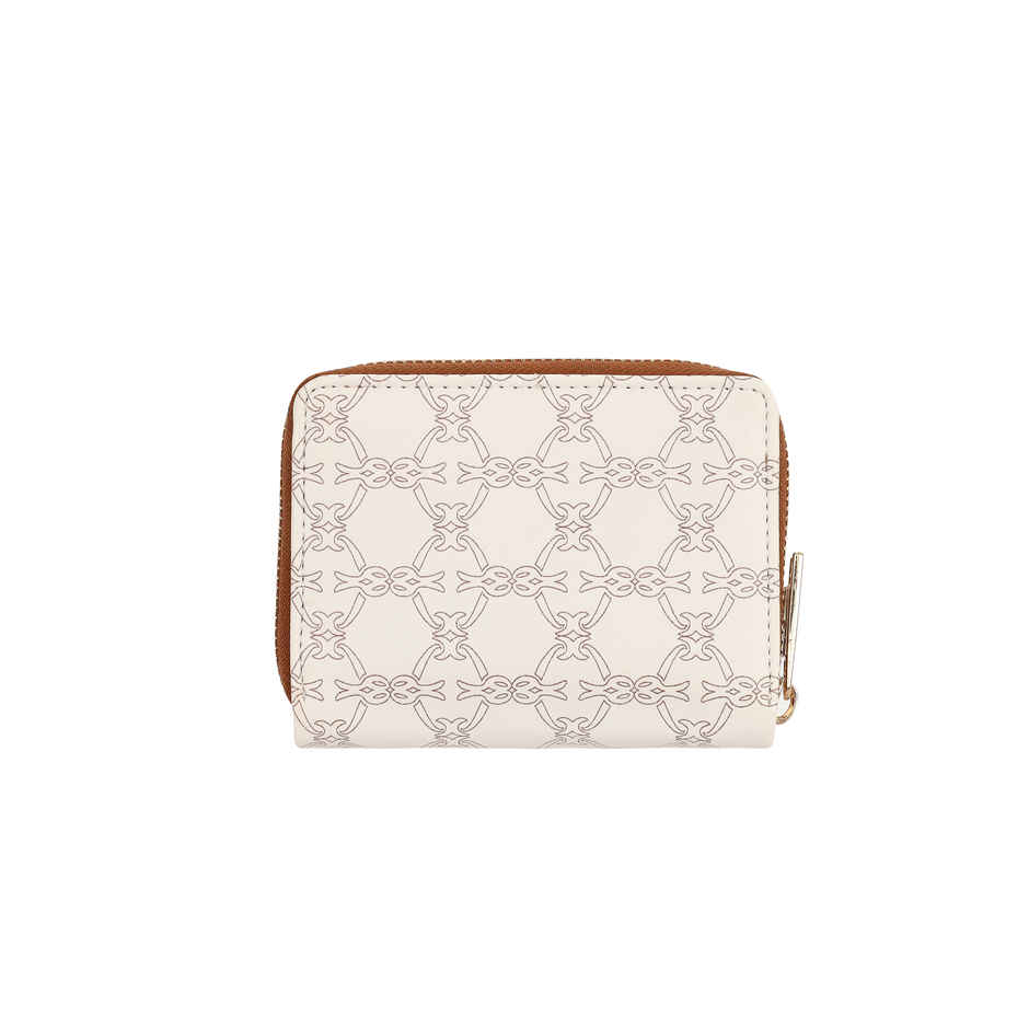 Lavie Women's Mono flap small Wallet | White