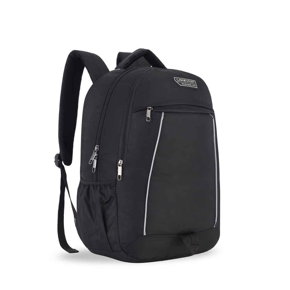 Lavie Sport Aisle Casual Backpack for Boys & Girls | Black - 22L