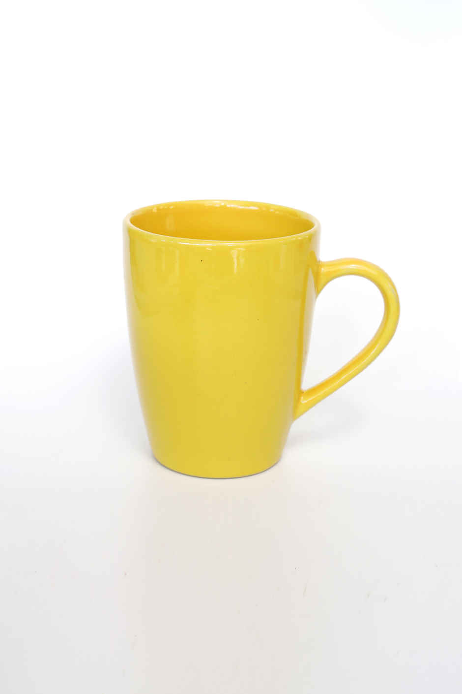 BAY6 Stoneware Solid Milk & Coffee Mugs - Yellow - 320 ml