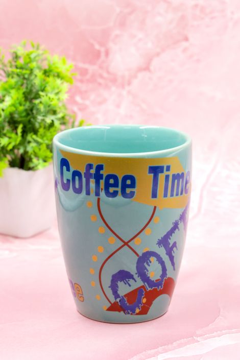 BAY6 Stoneware Floral Milk & Coffee Mug - 320 ML