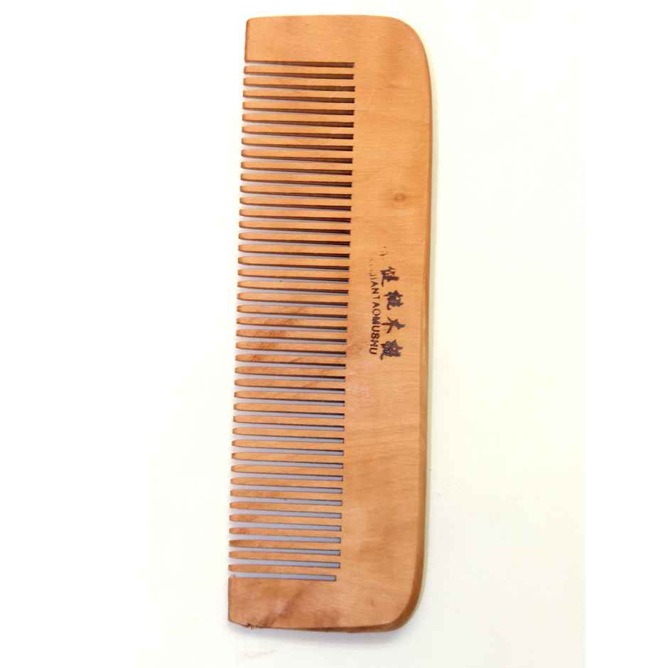Handcrafted Wooden Hair Comb Straight
