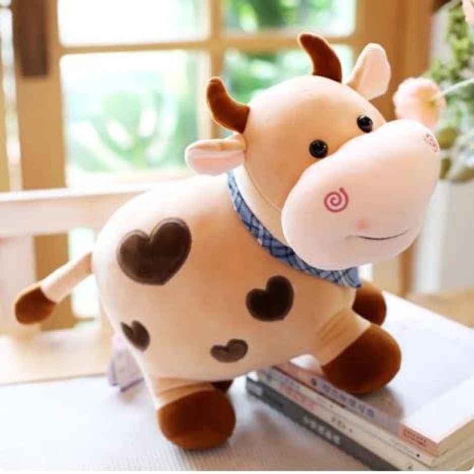 DearJoy Baby Cow - Brown, 30 cm