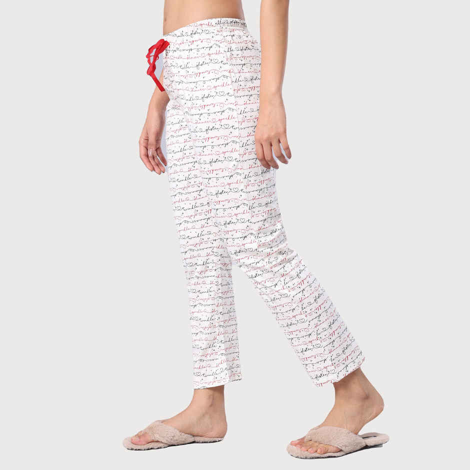 Evolove Women's Pajama White NPJKN1202WE-S