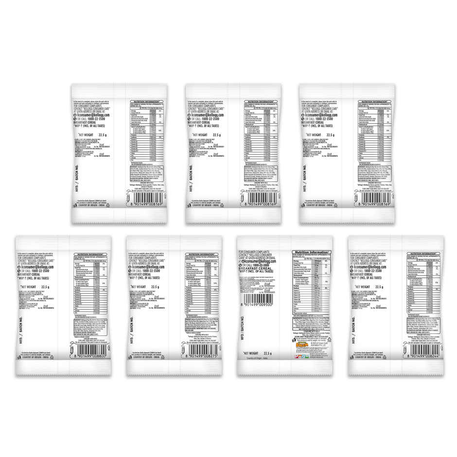 Kellogg'S Multigrain Chocos - Variety Pack(153gms) & Nandini Goodlife Regular Milk Uht (Tetra Pack Brik)(1l) Combo