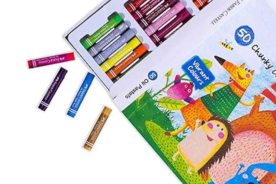 Faber-Castell 123150 Oil Pastels | 10.5mm Extra Thick