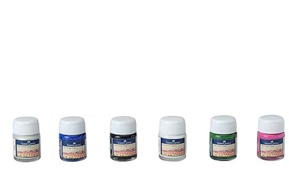 Faber-Castell 1410507 Fabric Colours | 10 ml | Plastic Box