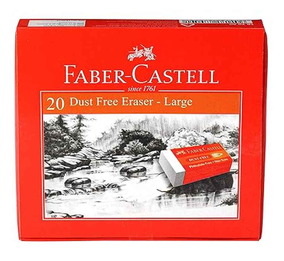 Faber-Castell Dust-Free Eraser Jumbo