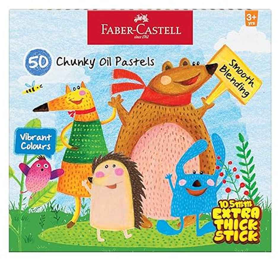 Faber-Castell 123150 Oil Pastels | 10.5mm Extra Thick