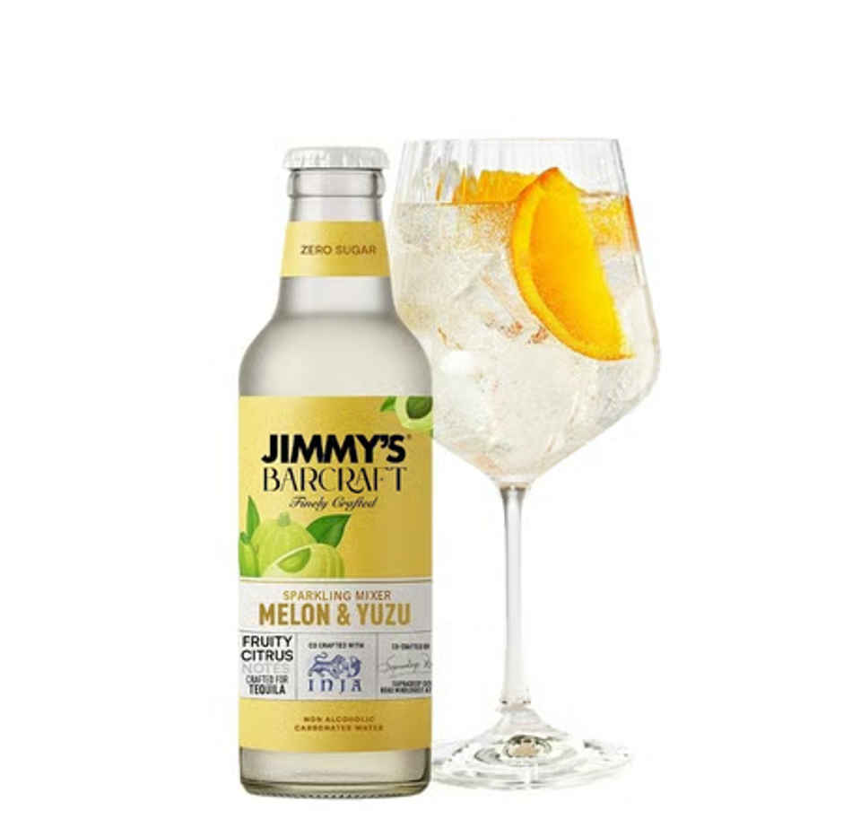 Jimmy's Barcraft Zero Sugar Sparkling Drink Mixer | Melon & Yuzu
