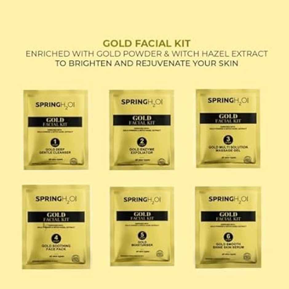 Spring H2O Gold Facial Kit