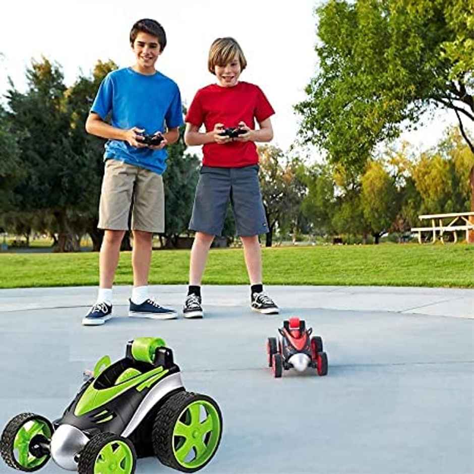 Wembley High Speed Mini 1:24 Scale Rechargeable Remote Control Car For Kids - Red Stunt Car