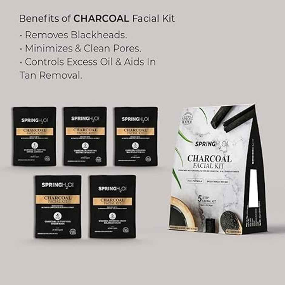 Spring H2O Charcoal Facial Kit