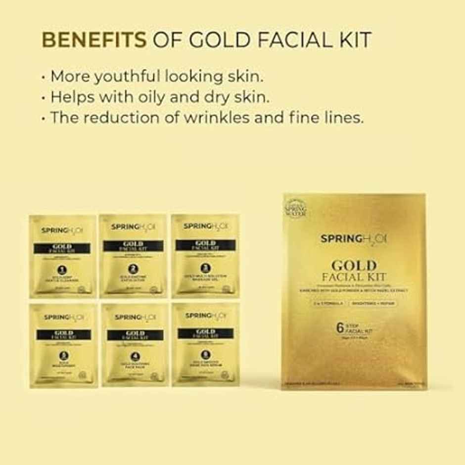 Spring H2O Gold Facial Kit