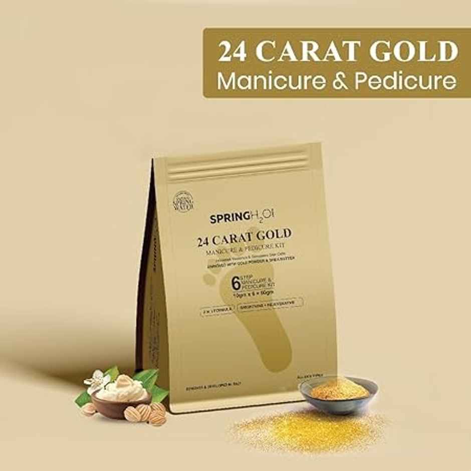 Spring H2O 24 Carat Gold Manicure & Pedicure Kit