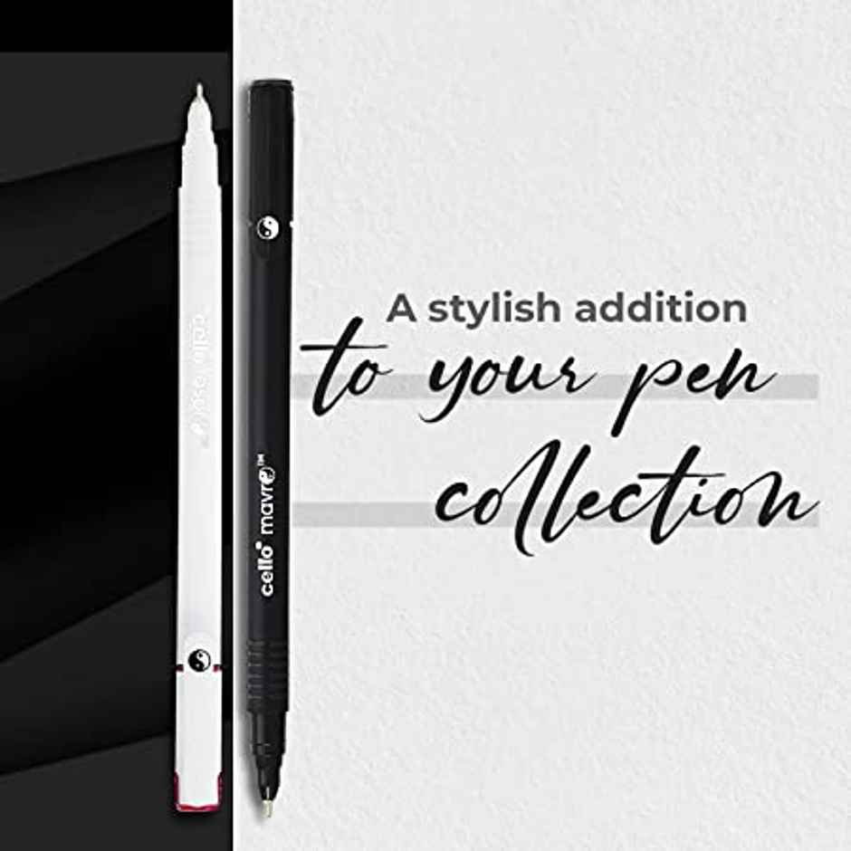 Cello Aspro Mavro Blue Ball Pen Pack of 5