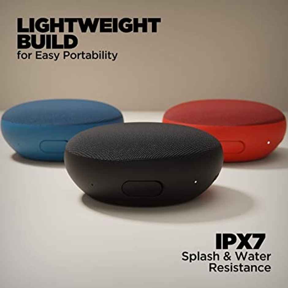 boAt Stone 180 5W Bluetooth Speaker with Upto 10 Hours Playback 1.75 Inch Driver, IPX7 & TWS (Blue)