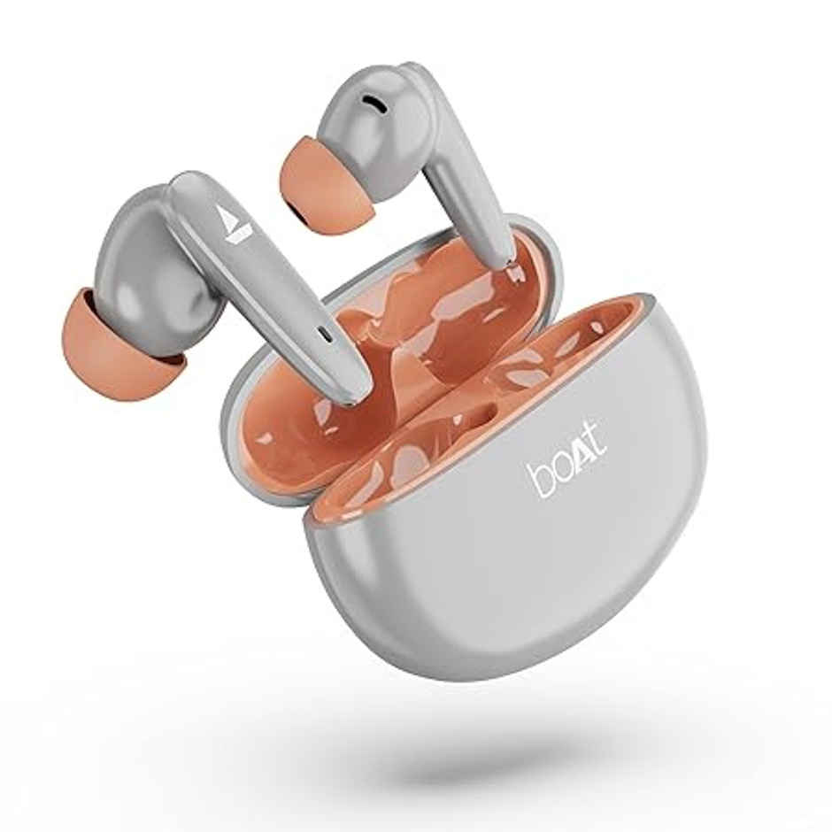 boAt Airdopes 181, ENx, Beast Mode, ASAP Charge, 20H Playtime, IPX4, BT v5.2 | Cool Grey