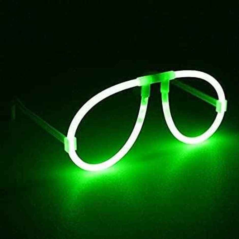 Glow In The Dark Eye Glasses/Goggles For Party | Colour May Vary | Se7en