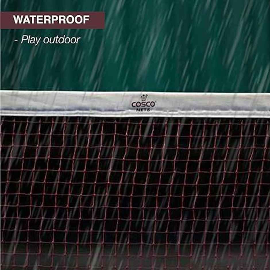 Cosco Nylon Nylon Badminton Net - Maroon