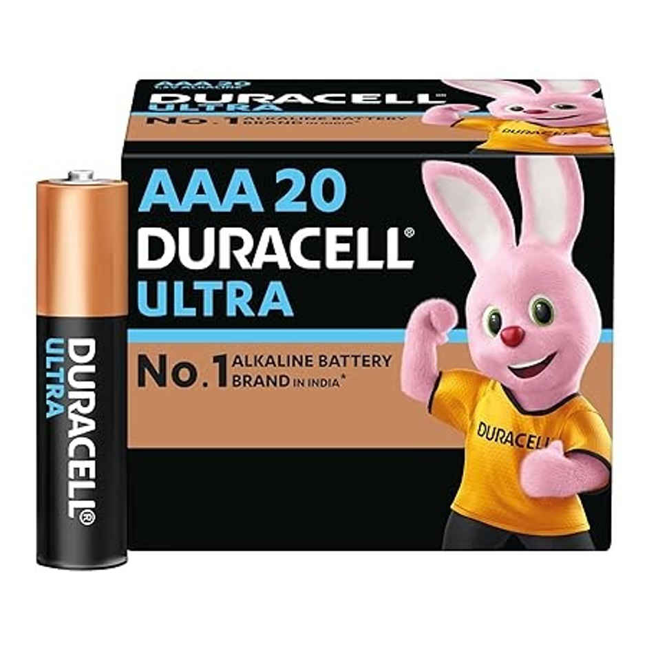 Duracell Ultra Alkaline AAA Batteries | Pack of 20