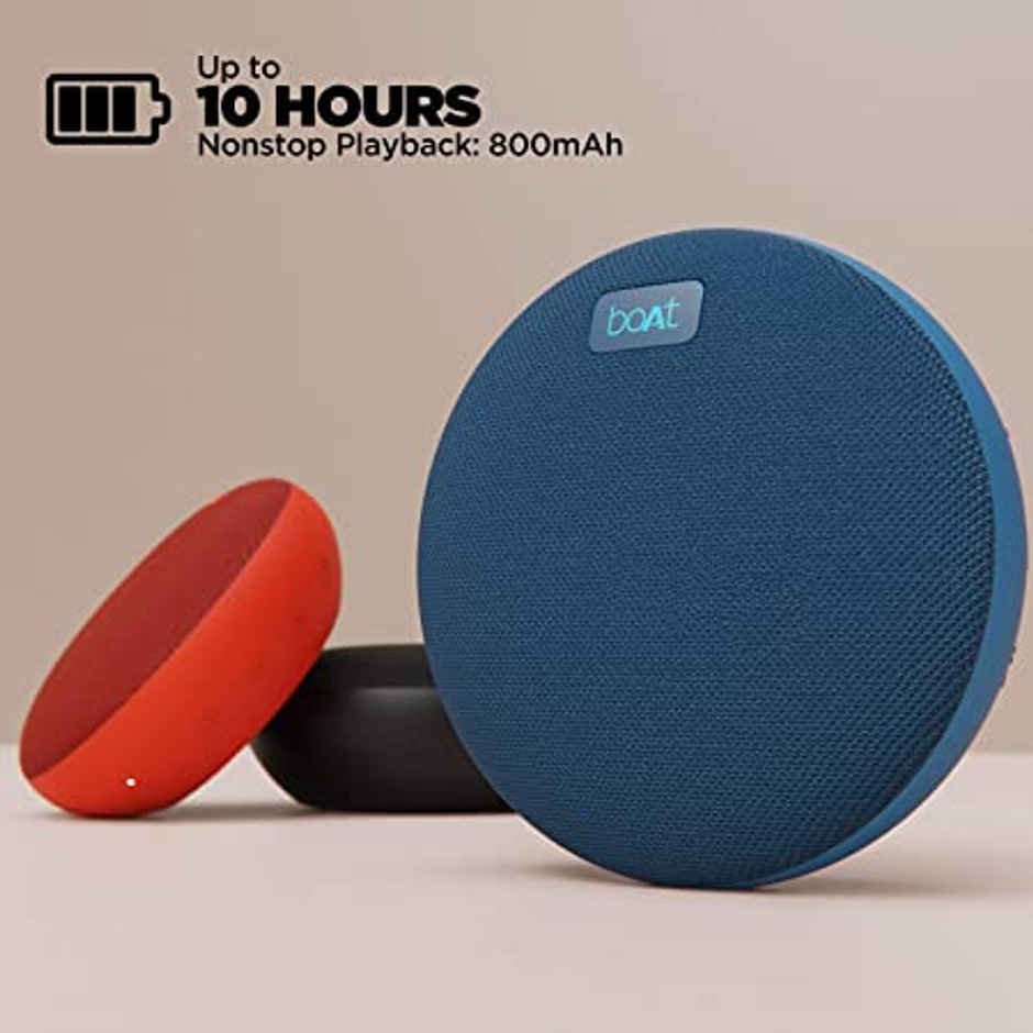 boAt Stone 180 5W Bluetooth Speaker with Upto 10 Hours Playback, 1.75 Inch Driver, IPX7 & TWS (Red)