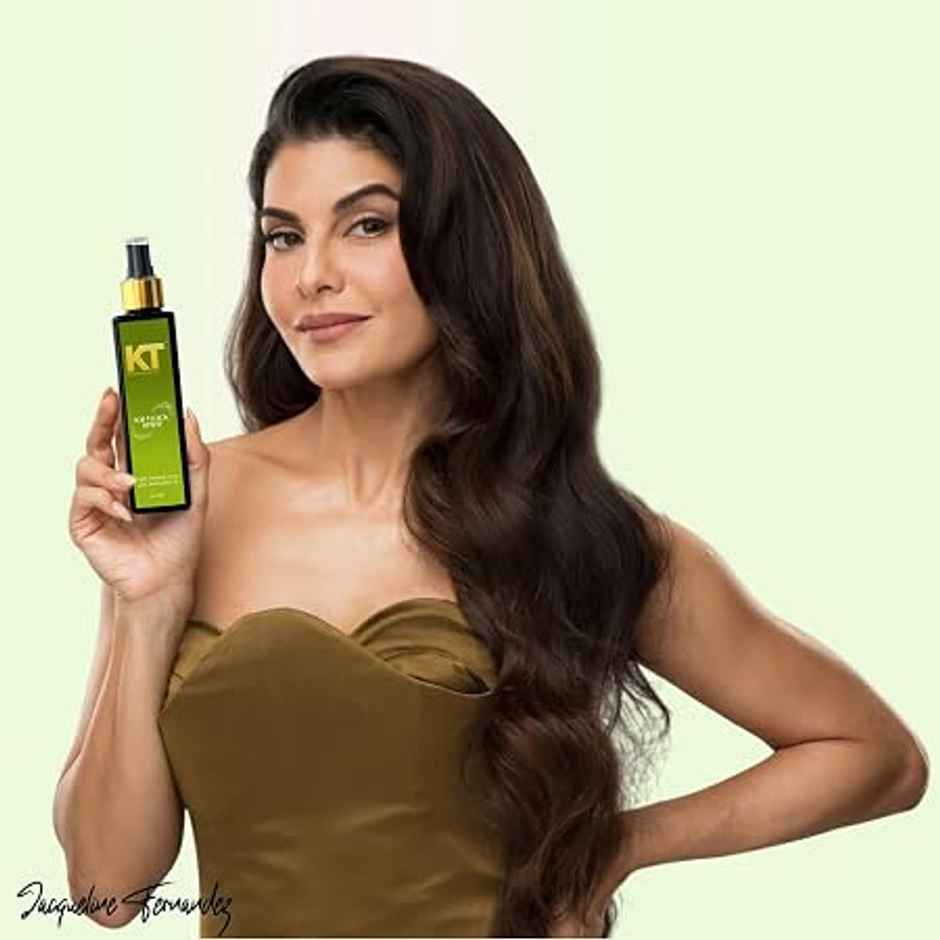KT Professional Soft Locks Spray | Heat Protection & Smooth Finish with Wheat Protein & Aloe Vera