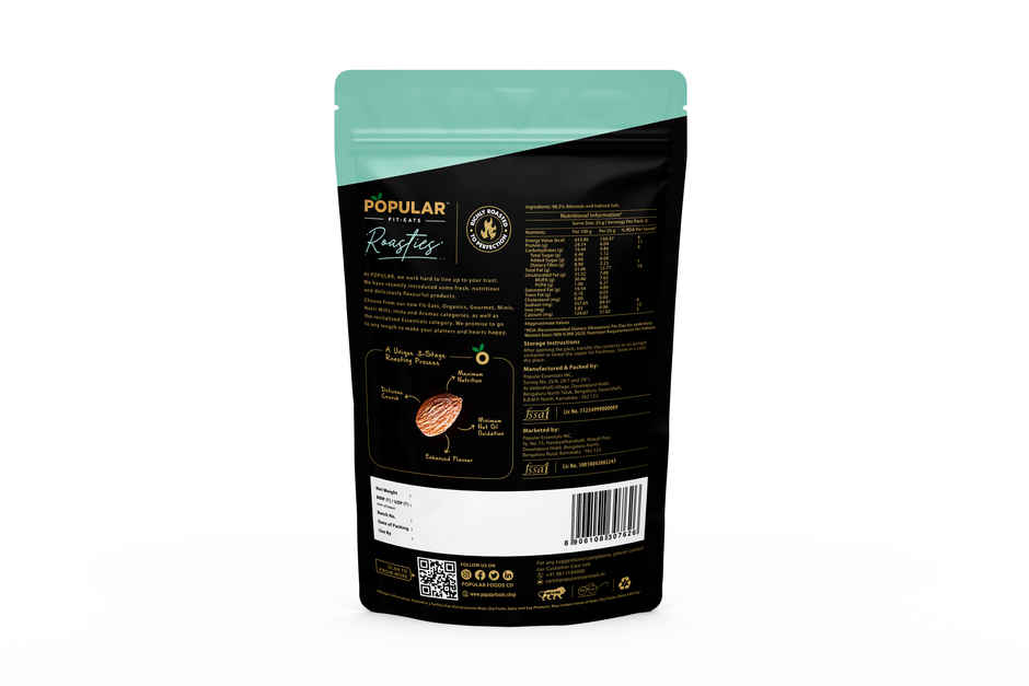 Popular Roasties Dry Roasted Almond | Classic Salted