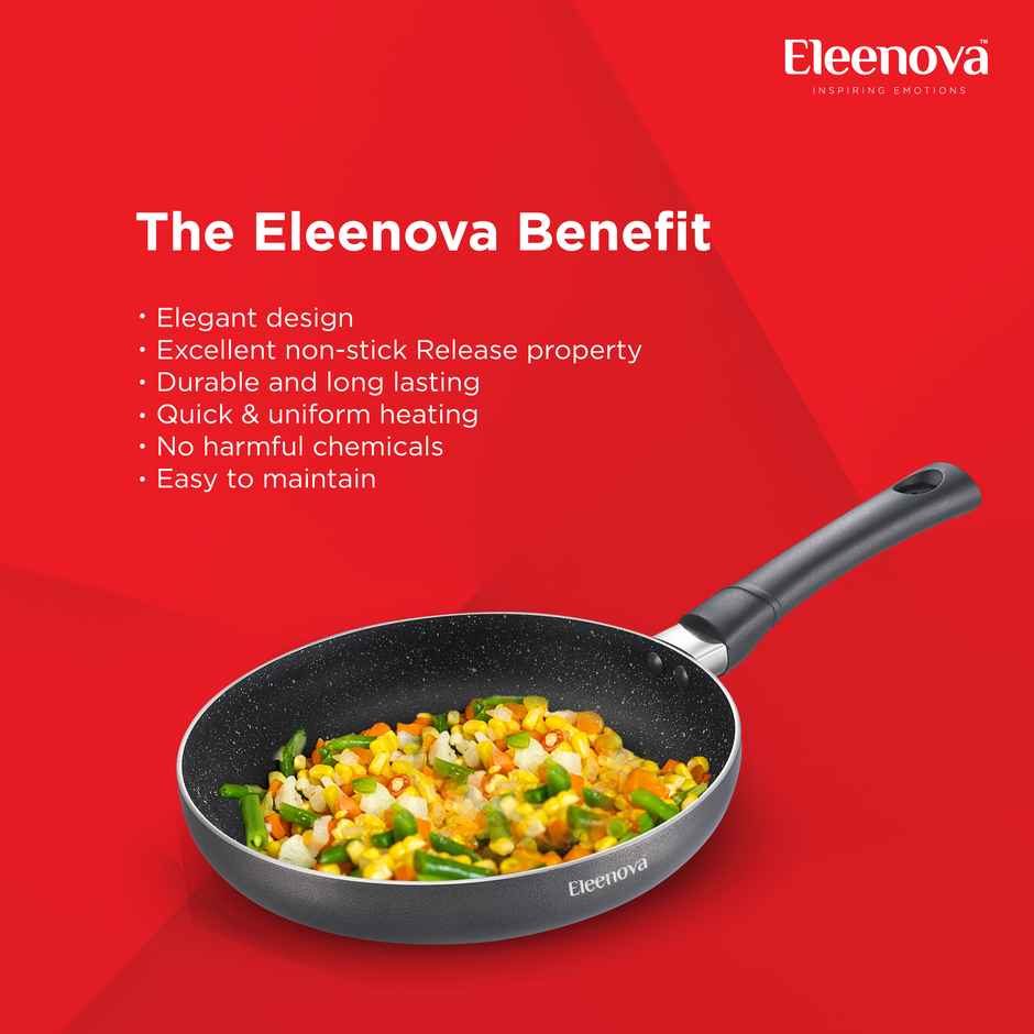 Eleenova Aspire Non | Stick Cookware | Fry Pan 24 Cm