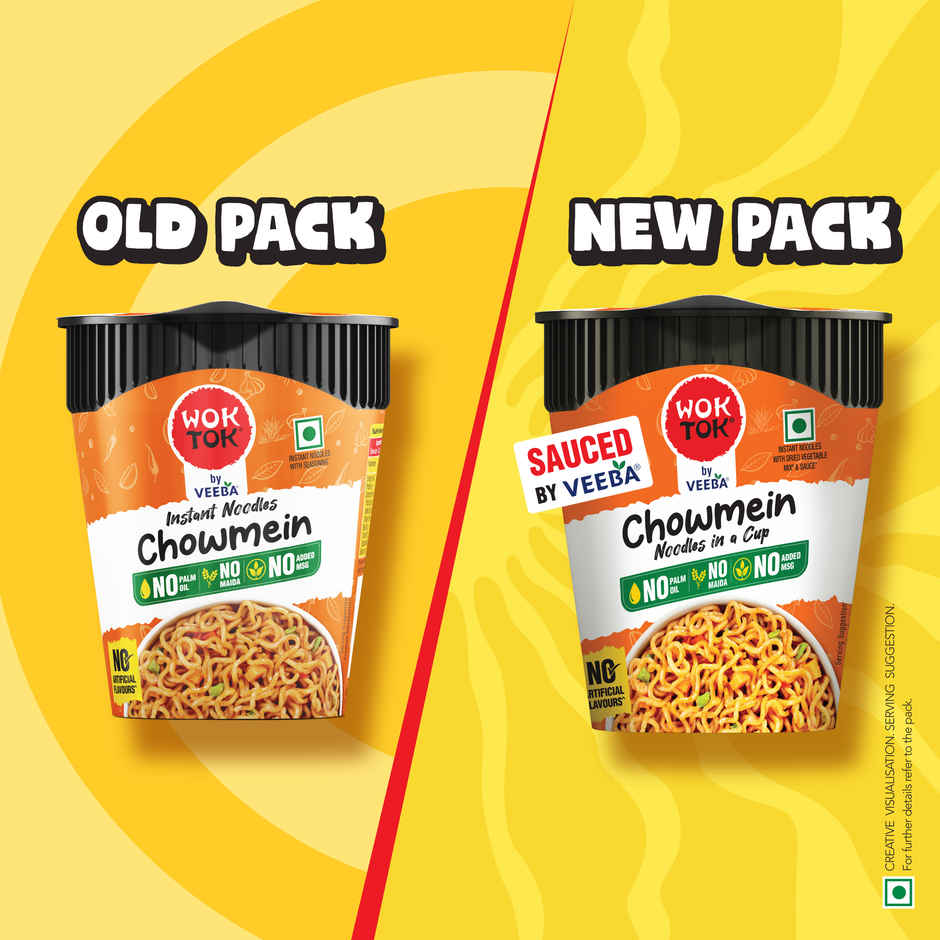 Wok Tok by Veeba Chowmein Noodles in a Cup