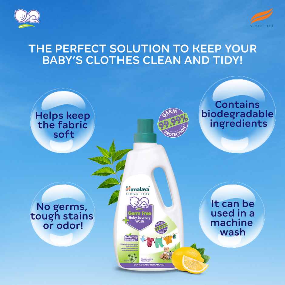 Himalaya Germ Free Baby Laundry Detergent Liquid (Bottle)
