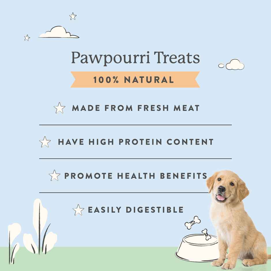 Pawpourri Natural Dog Treats - Chicken Nuggets