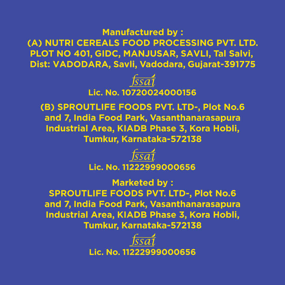 Yoga Bar Instant Oats ,Gluten Free with High Fibre &  Whole Grain