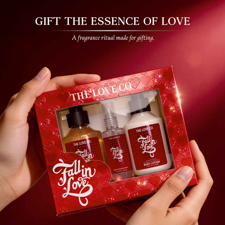 The Love Co Fall in Love Bath & Body Gift Set