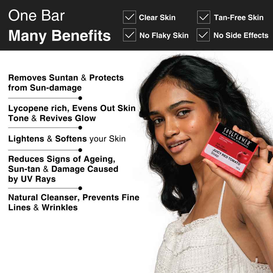 Soulflower Juicy Red Tomato Soap