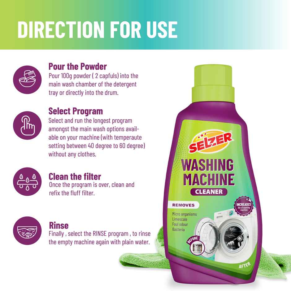 Selzer Washing Machine Cleaner