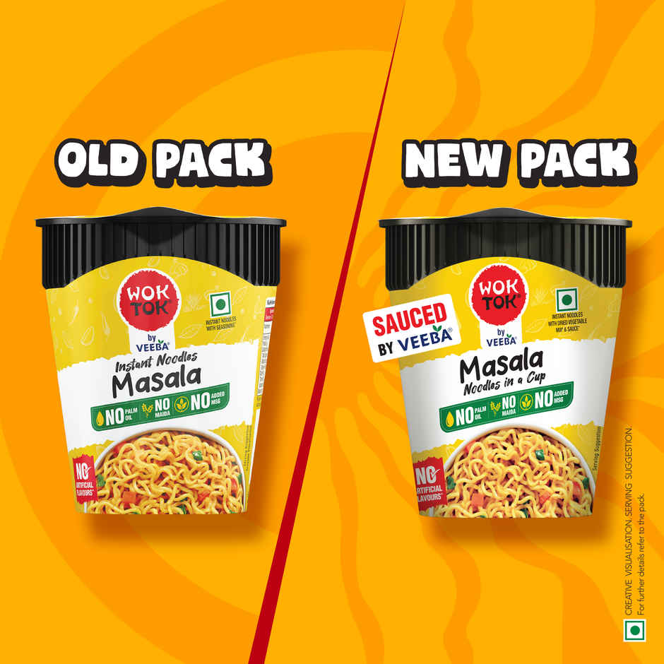 Wok Tok by Veeba Masala Noodles in a Cup