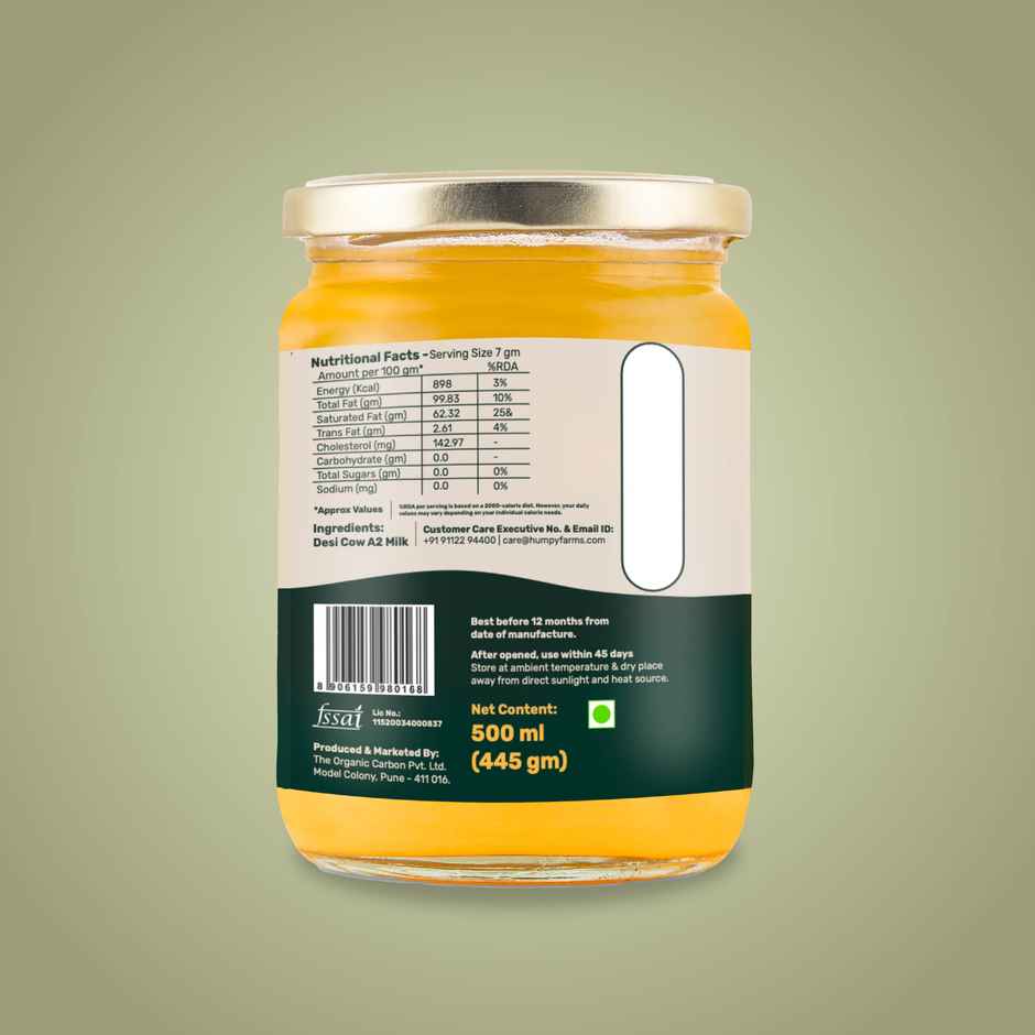 Humpy A2 Desi Gir Cow Ghee 