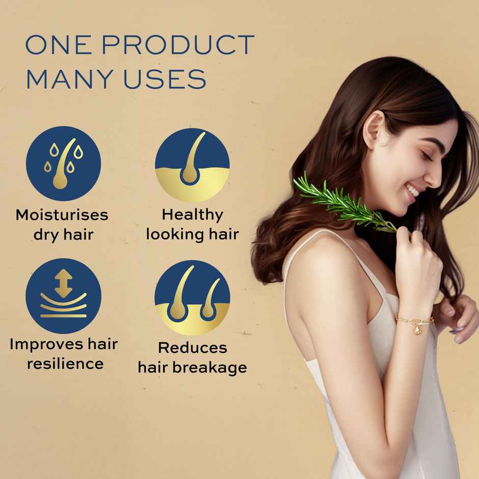 Parachute Advansed Rosemary Essential Oil | 100% Pure | For Thick & Voluminous Hair