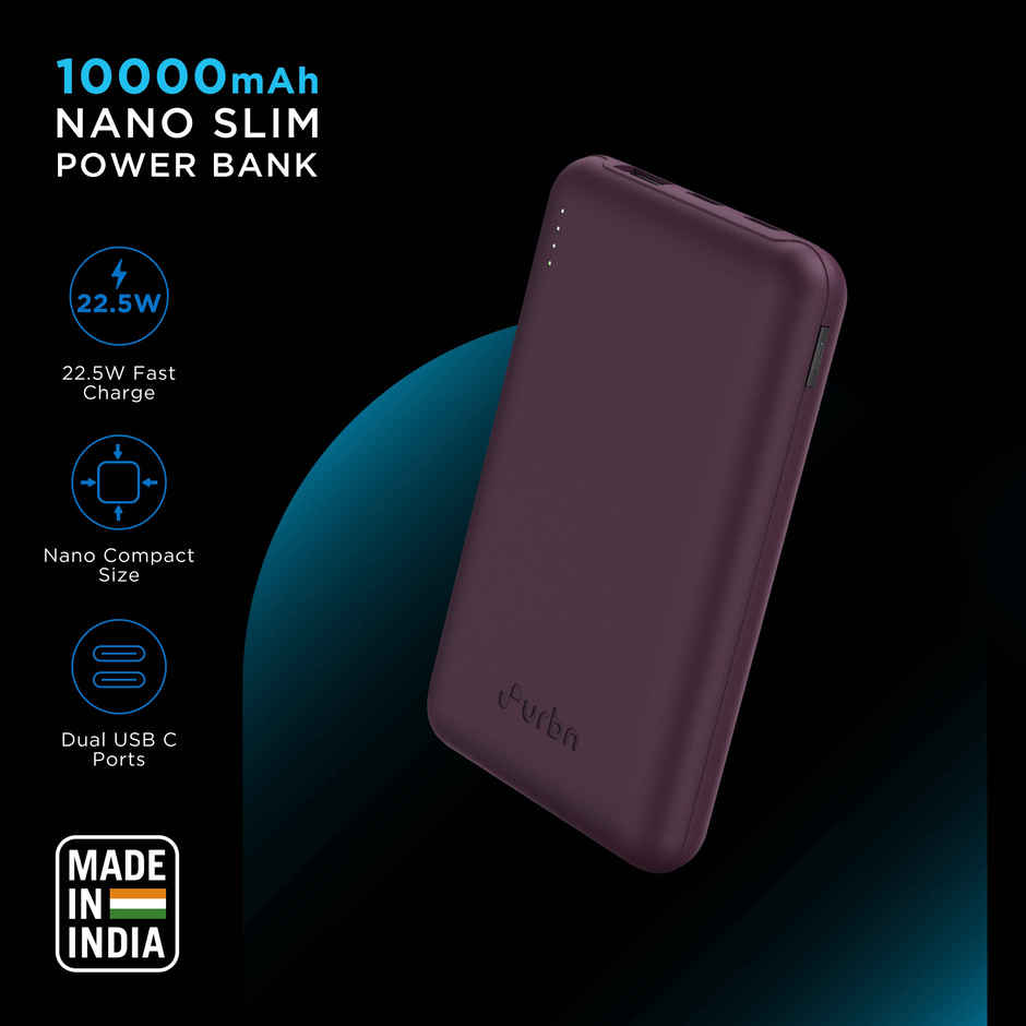 Urbn 10000 mAh Nano Slim - Purple