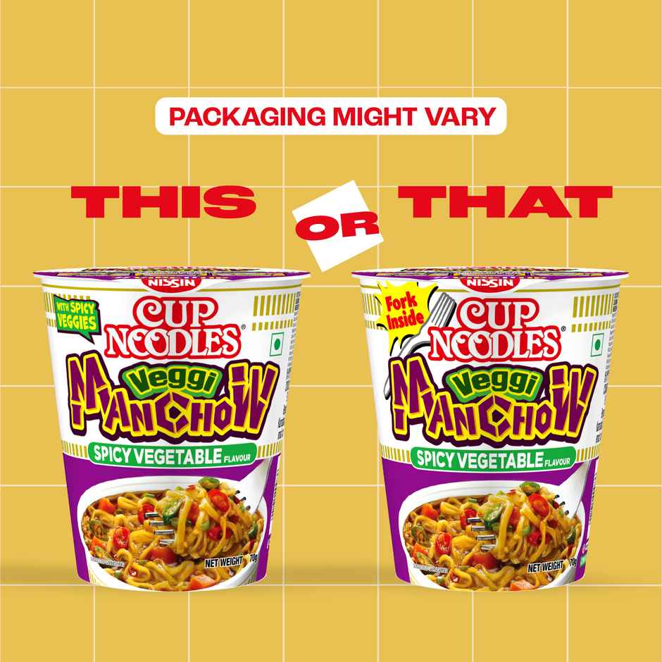 Nissin Cup Noodles Veggie Manchow Combo