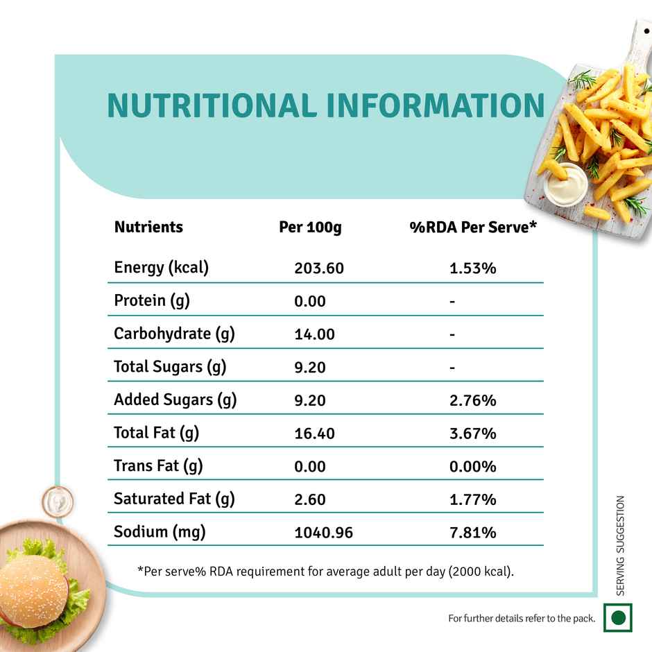 Veeba Chef'S Special Veg Mayonnaise Smart