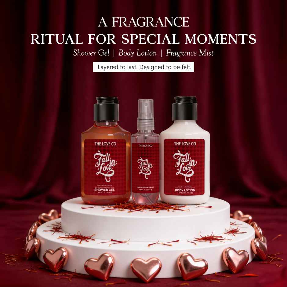 The Love Co Fall in Love Bath & Body Gift Set
