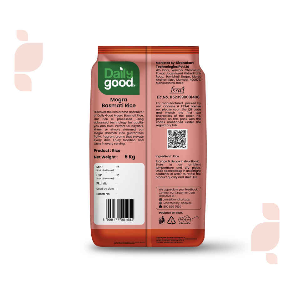 Daily Good Mogra Basmati Rice | Broken Grain